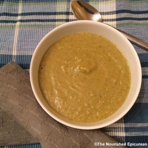Vegetarian Curry-Ginger Broccoli Soup