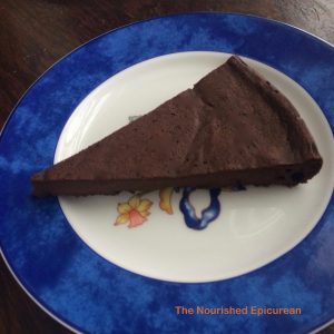 Flourless chocolate cake