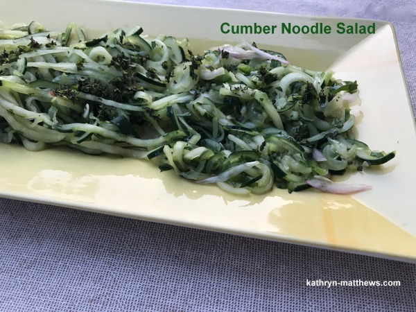 Asian Cucumber Noodle Salad