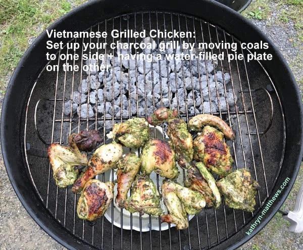 Charcoal Grill: Vietnamese Herb Chicken
