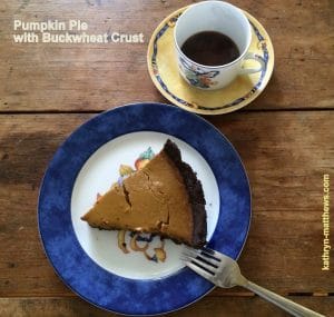 Pumpkin Pie with Buckwheat Crust