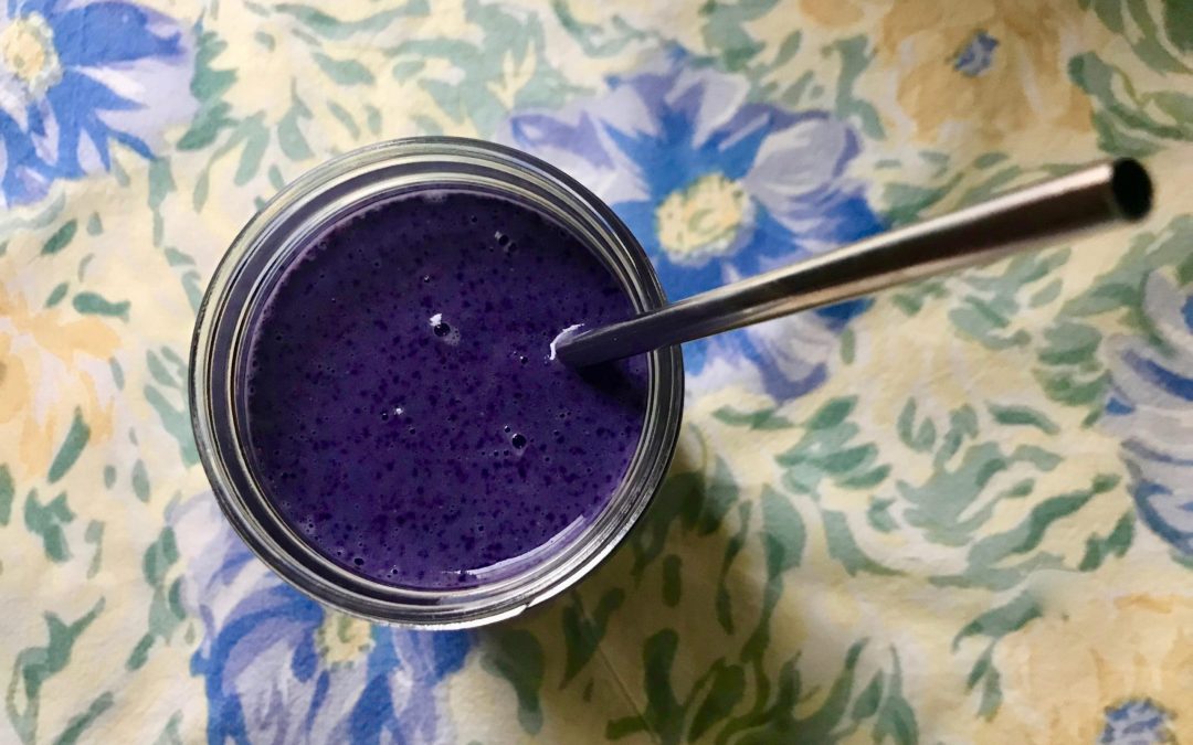 Blueberry-Cauli Smoothie