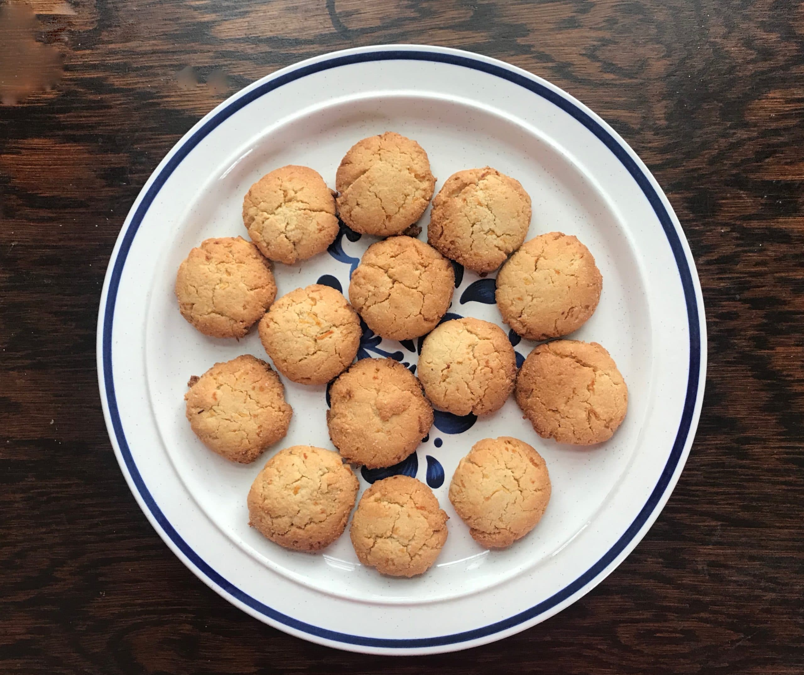 Lemon Ginger Cookies Plate